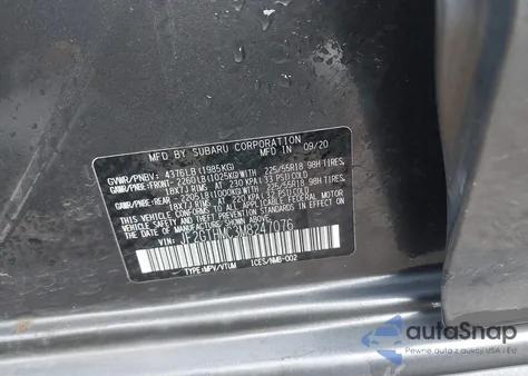 2021 Subaru Crosstrek Limited from USA, damaged, VIN JF2GTHMC3M8247076